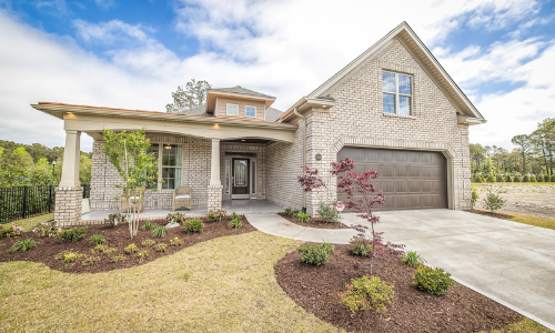 An exterior photo of the Beach Boca II built by Premier Homes