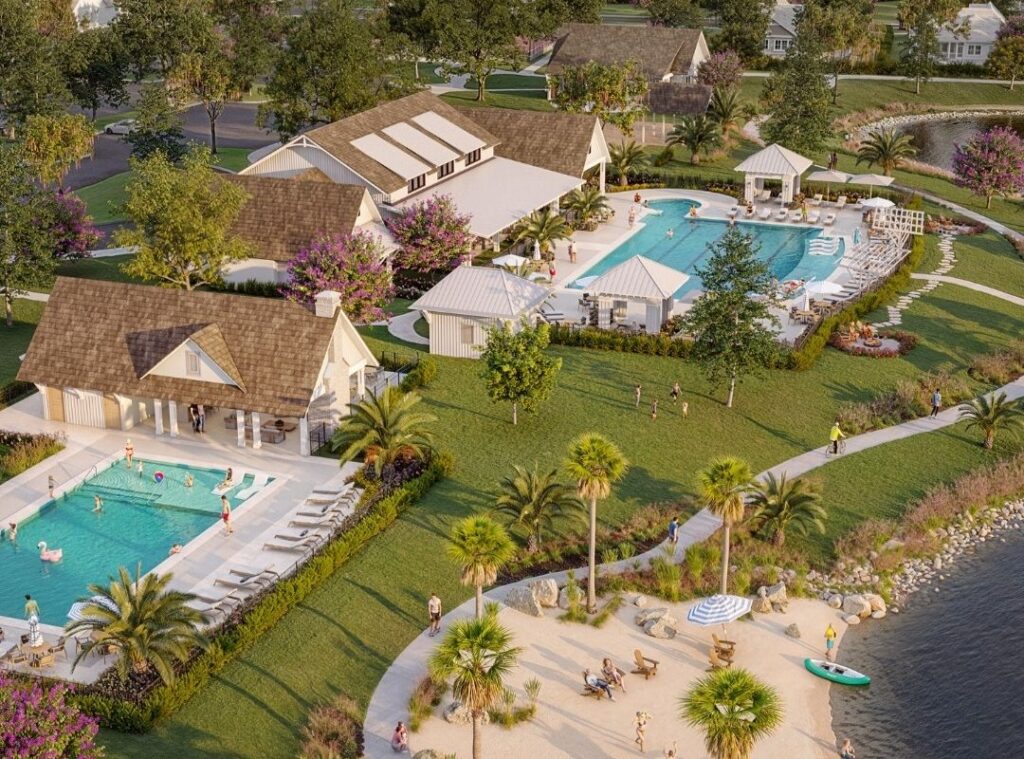 aerial view of terrapin amenity center 